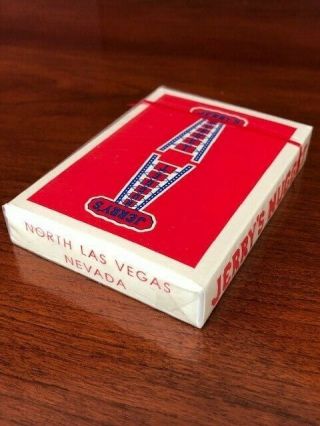 Vintage Jerry ' s Nugget Casino playing cards RED Authentic 3
