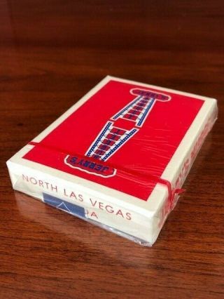 Vintage Jerry ' s Nugget Casino playing cards RED Authentic 4