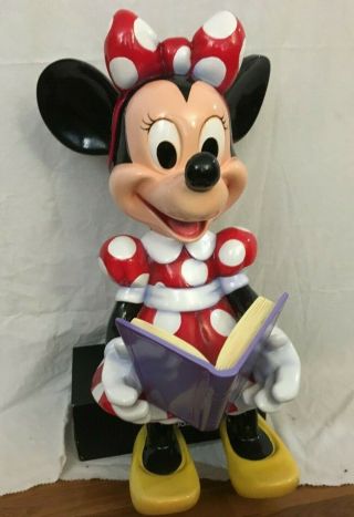 1990s Disney Store Minnie Mouse Store Display Figure Statue Fiberglass Prop Rare