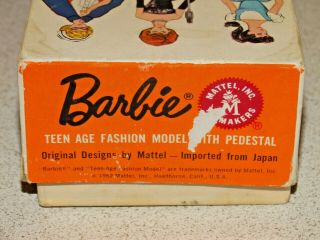 Barbie: VINTAGE Blonde SWIRL PONYTAIL BARBIE Doll w/BOX 7