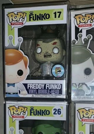Funko Pop 2013 Sdcc 1/12 Freddy Funko Bloody Rv Walker.  Funko Fundays.  Rare