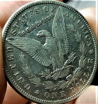 Wow: 1889 CC Morgan Silver Dollar Rare Key Date Carson City VF/XF 4