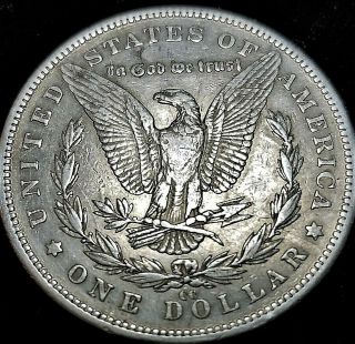 Wow: 1889 CC Morgan Silver Dollar Rare Key Date Carson City VF/XF 5