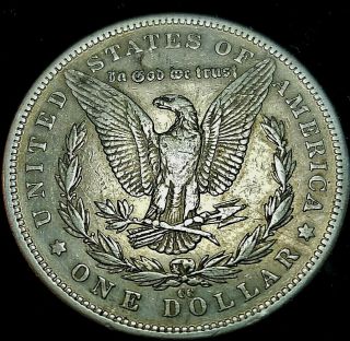 Wow: 1889 CC Morgan Silver Dollar Rare Key Date Carson City VF/XF 6