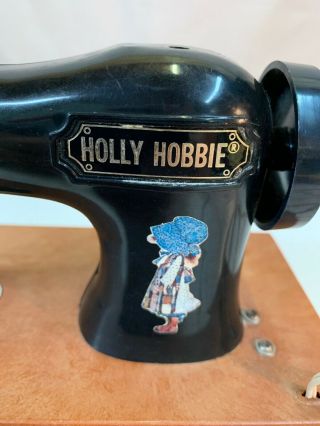 Vintage Holly Hobbie Childrens Sewing Machine Parts or Decor c.  1975 2