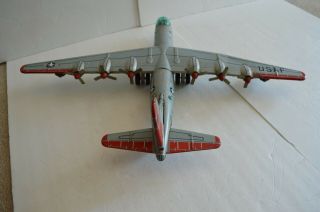 Vintage Yonezawa Japan Tin Friction Convair B - 36 Bomber in 4