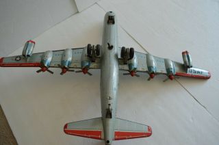 Vintage Yonezawa Japan Tin Friction Convair B - 36 Bomber in 7