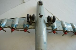 Vintage Yonezawa Japan Tin Friction Convair B - 36 Bomber in 8