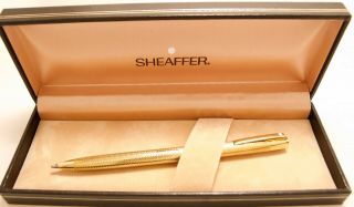 Vintage 18k Solid Gold Master Piece Sheaffer Ball Point Pen Spco Hallmark1973