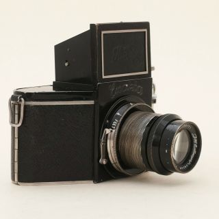 RARE 1933 Ihagee Exacta A (VP) Film Camera / Dallmeyer 76mm Pentac f/2.  9 Lens 2
