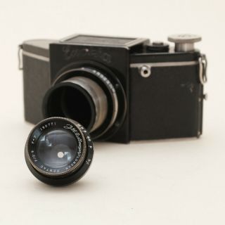 RARE 1933 Ihagee Exacta A (VP) Film Camera / Dallmeyer 76mm Pentac f/2.  9 Lens 9