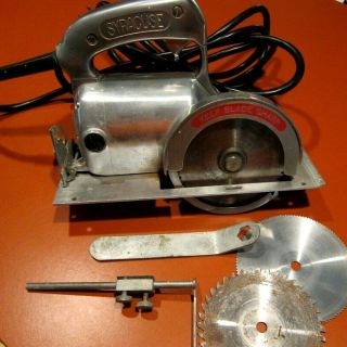 Vintage Porter Cable Model A4 Worm Drive Circular Trim Saw - Made in USA 2