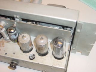 vntg RCA MI - 9257 - E Mono 6L6 Monitor Tube Amplifier w.  e.  era theater 4