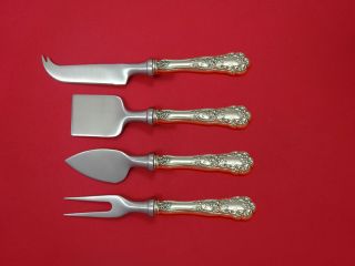 Buttercup By Gorham Sterling Silver Cheese Serving Set 4 Piece Hhws Custom