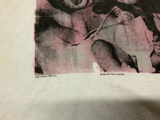 Rare Vintage Butthole Surfers DON ROCK Artist Proof Double Headed Baby T - shirt 3
