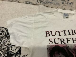 Rare Vintage Butthole Surfers DON ROCK Artist Proof Double Headed Baby T - shirt 6