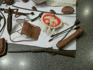VINTAGE MARX BEST OF THE WEST GERONIMO OR CHIEF CHEROKEE ' S ACCESSORIES 3