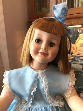 Vintage Madame Alexander 30” Blonde Bob Betty Playpal Doll.  Ideal