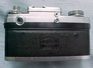 Vintage Contax IIIa R - F Camera w.  Zeiss Sonnar 50mm F/2 Exc.  Overall 3