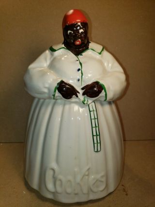 Vintage Mccoy - Aunt Jemima Mammy Cookie Jar - Black Americana - 1940s