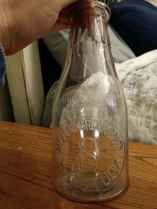 Lewistown,  Pa.  H.  C.  Stuck One Quart Milk Bottle Extremely Rare Dated 1917