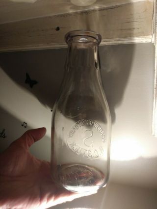 Lewistown,  Pa.  H.  C.  STUCK One Quart Milk bottle EXTREMELY RARE Dated 1917 4