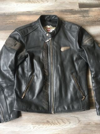Harley Davidson Leather Jacket Intensity 97022 - 06vm Rare Vintage Men’s Medium