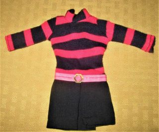 Vintage Barbie Japanese Exclusive Striped Dress Pg 129 Barbie In Japan Book Rare