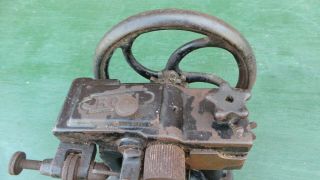 Antique RODI Hand Crank Skiver Leather Cutter Splitting Tool 2