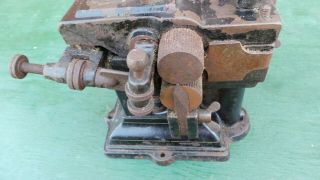 Antique RODI Hand Crank Skiver Leather Cutter Splitting Tool 3