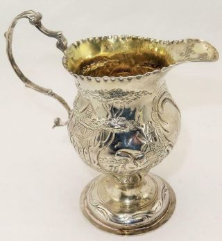 Antique 18th Century Sterling Silver English Creamer Pitcher - London 1780 4