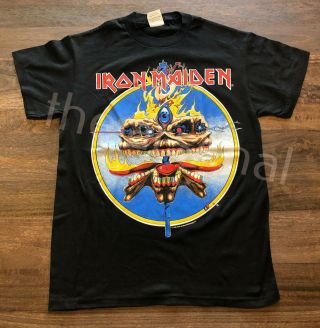 Vintage Iron Maiden Seventh Son Of A Seventh Son Concert T - Shirt,  Size S,  1988