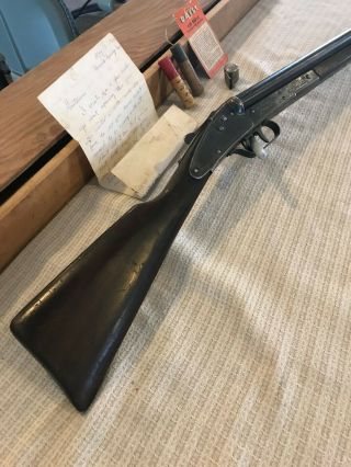 vintage daisy bb gun rifle model 104 double barrel RARE crosman air 4