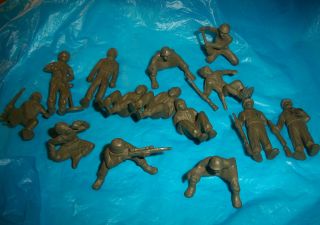 Marx Training Center Play Set 45mm Rubber Figures 2nd Series