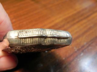 Antique Sterling Silver Vesta Case/Match Safe Art Nouveau Repousse 4