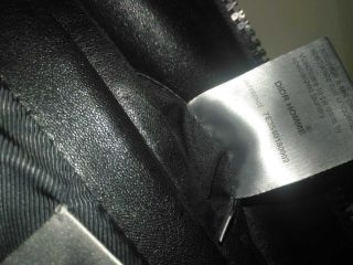 SS07 $6000 Ultra Rare Dior Homme Hedi Slimane Iconic Leather Jacket EU 50 US 40 5