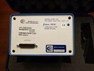 femto - TECH Continuous Radon Monitor CRM - 510LP rare LOW POWER model 6