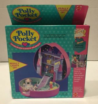 Polly Pocket Starlight Castle Old Stock Mattel 9348 Vintage