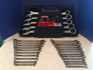 Vintage Craftsman Combination Wrenches Sae/metric Includes 5 Large Wrench Set