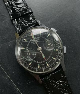 Sekonda Poljot Strela Chronograph Cal.  3017 Ussr Vintage Gents Watch