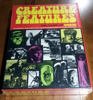 Creature Features Board Game By Athol Games In Shrink Very Rare