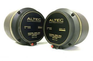 Pair Vintage Altec 288 - 16g Alnico Drivers W/ Factory 23834 Diaphragms
