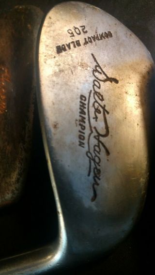Vintage Walter Hagen Golf Clubs From The 1920 ' s. 8