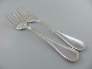 2 Salad Forks Albi Sterling Silver Flatware 6 - 1/2 "