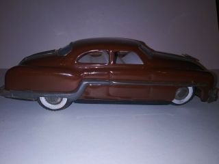 Chevrolet Brown Tin Pressed Friction Car 1940 