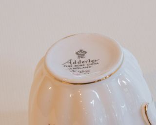 Royal Adderley England Vintage Bone China Thistle Tea Cup and Saucer Tartan 5