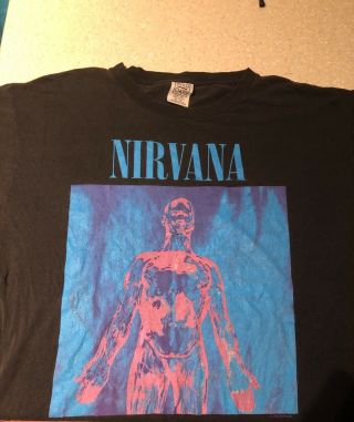 Vintage 1992 Nirvana Sliver T - Shirt