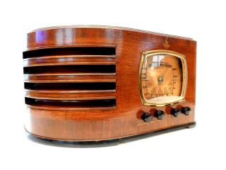 VINTAGE 1930s OLD EMERSON NEAR ANTIQUE INGRAHAM RADIO CABINET 3