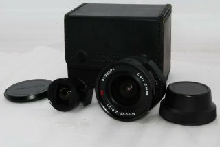 " Rare Near " Contax Biogon 21mm F/2.  8 G Black With Finder For Contax G2 2761