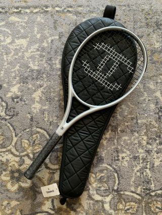 Ultra Rare Authentic Chanel Cc Tennis Racquet Collectors Item